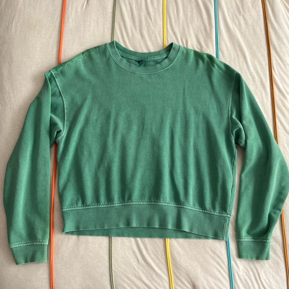 Old Navy green sweater!